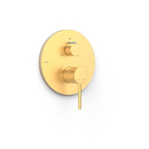 Mitigeur douche pour boîtier encastré Rapid‑box 3 voies Or Mat 24K - TRES 26227310OM