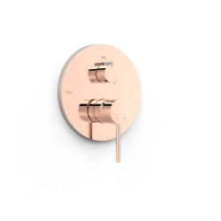 Mitigeur douche pour boîtier encastré Rapid‑box 3 voies Or Mat 24K - TRES 26227310OP