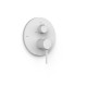 Mitigeur douche pour boîtier encastré Rapid‑box 3 voies WHITEMAT (blanc mat) - TRES 26227310BM