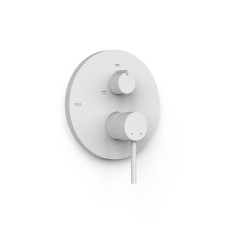 Mitigeur douche pour boîtier encastré Rapid‑box 3 voies WHITEMAT (blanc mat) - TRES 26227310BM