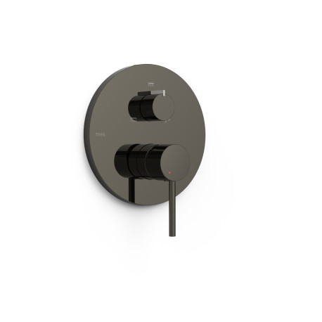 Mitigeur douche pour boîtier encastré Rapid‑box 3 voies Noir Métallisé - TRES 26227310KM
