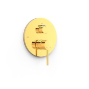 Mitigeur douche pour boîtier encastré Rapid‑box 3 voies Or 24K - TRES 26227310OR