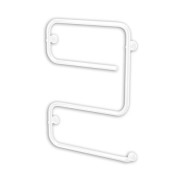 Radiateur sèche-serviettes électrique 70W vertical Blanc ATHENA E - FINIMETAL 3762701