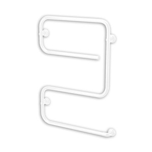 Radiateur sèche-serviettes électrique 70W vertical Blanc ATHENA E - FINIMETAL 3762701