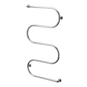 Radiateur sèche-serviettes électrique 50W vertical Chromé ATHENA S - FINIMETAL 3771501