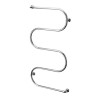 Radiateur sèche-serviettes électrique 50W vertical Chromé ATHENA S - FINIMETAL 3771501