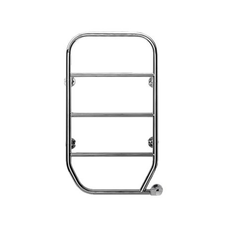 Radiateur sèche-serviettes électrique 100W vertical Blanc NILA - FINIMETAL 3835109