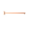 Bras mural pour pommeau de douche Or Rose Mat 24K - TRES 13413940OPM