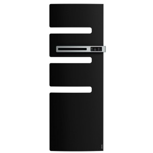 Sèche-serviettes électrique ATLANTIC 750W Mât à droite SERENIS NOIR
