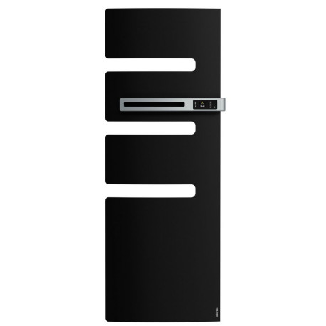 Sèche-serviettes électrique ATLANTIC 750W Mât à droite SERENIS NOIR