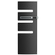 Sèche-serviettes électrique ATLANTIC 750W Mât à droite SERENIS ANTHRACITE
