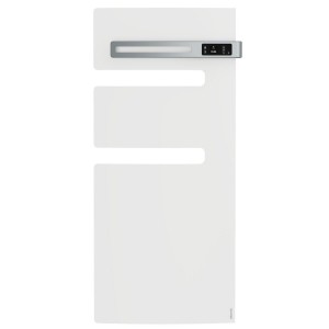 Sèche-serviettes électrique ATLANTIC 500W Mât à droite SERENIS Blanc Brillant