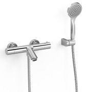 Mitigeur bain-douche thermostatique mural Chromé - TRES 21617409