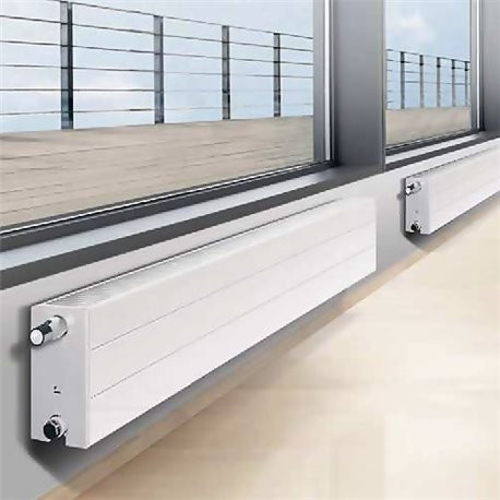 Radiateur eau chaude 1475W RAMO Plinthe gauche type 44 - RADSON RRCV442001100L