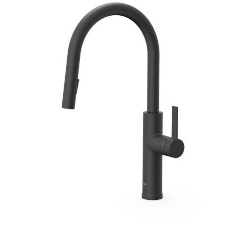 Mitigeur cuisine à bec amovible et 2 types de jet BLACKMAT (noir mat) - TRES 23043804NM