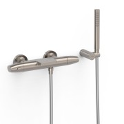 Robinet thermostatique mural pour baignoire et douche Acier - TRES 19017479AC