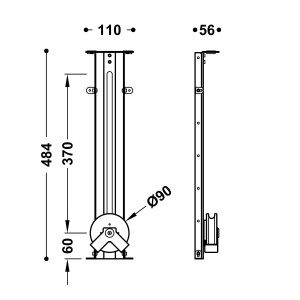 Kit pour guider le flexible du robinet de cuisine extractible   - TRES 23043840