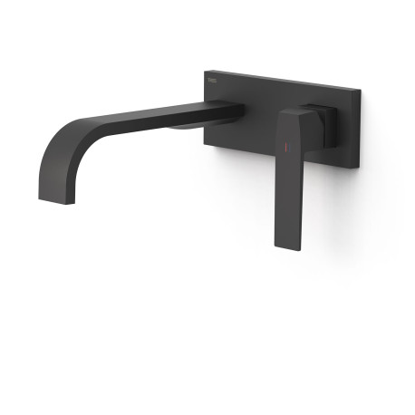 Façade mitigeur lavabo Noir mat - TRES 20230034NM
