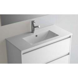 Vasque IBERIA 610 porcelaine blanche SALGAR pour meuble de salle de bain - 21360
