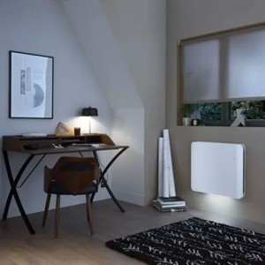 Radiateur Fonte NOIROT DOOK 1250W horizontal blanc connecté NEN3364TCEC