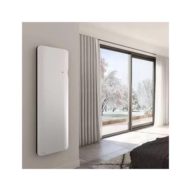 Radiateur Fonte INTUIS DOOK 2000W Vertical blanc connecté NEN3377TCEC