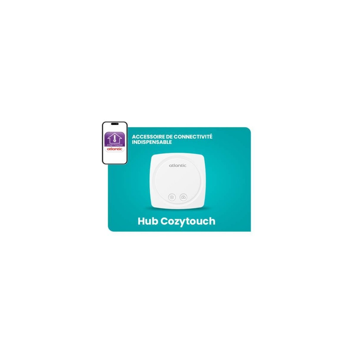 Thermostat connecté pour plancher rayonnant électrique - ATLANTIC 109521