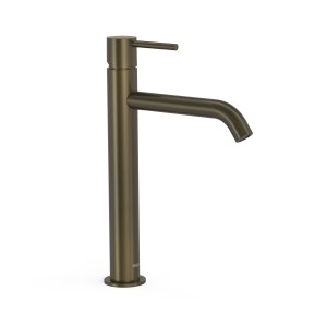 Mitigeur lavabo  Noir métallisé brossé - TRES 26230701KMB