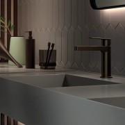 Mitigeur lavabo  Noir Bronze - TRES 21110301KMB