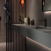 Mitigeur lavabo  Noir Bronze - TRES 21110301KMB