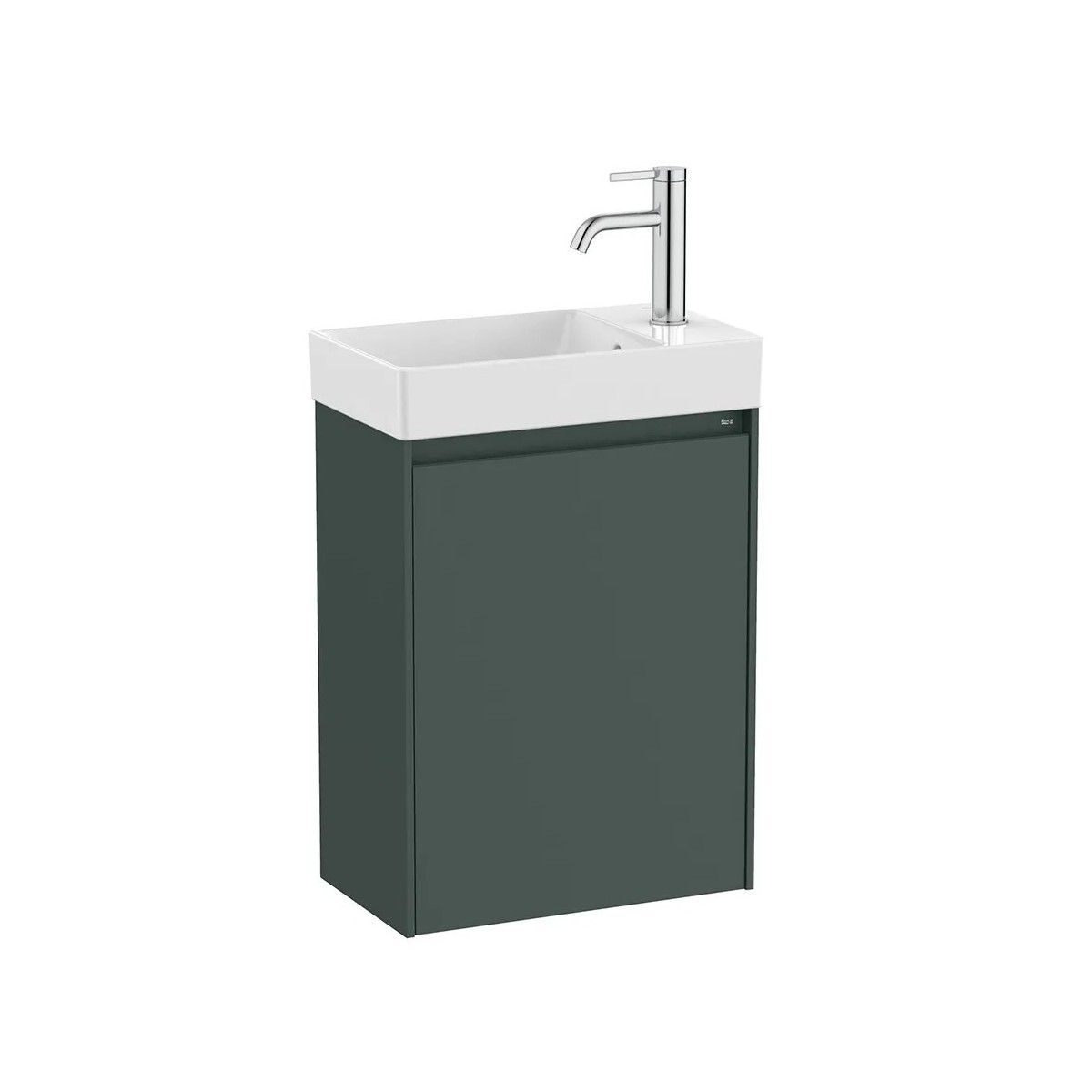 Meuble lave-mains Ona Unik 1 Porte 45cm Vert Mat - Roca A851678513