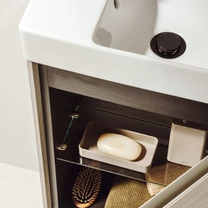 Meuble lave-mains Ona Unik 1 Porte 45cm Vert Mat - Roca A851678513