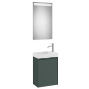 Ensemble Meuble lave-mains Ona 1 Porte 45cm Vert Mat - Roca A851696513