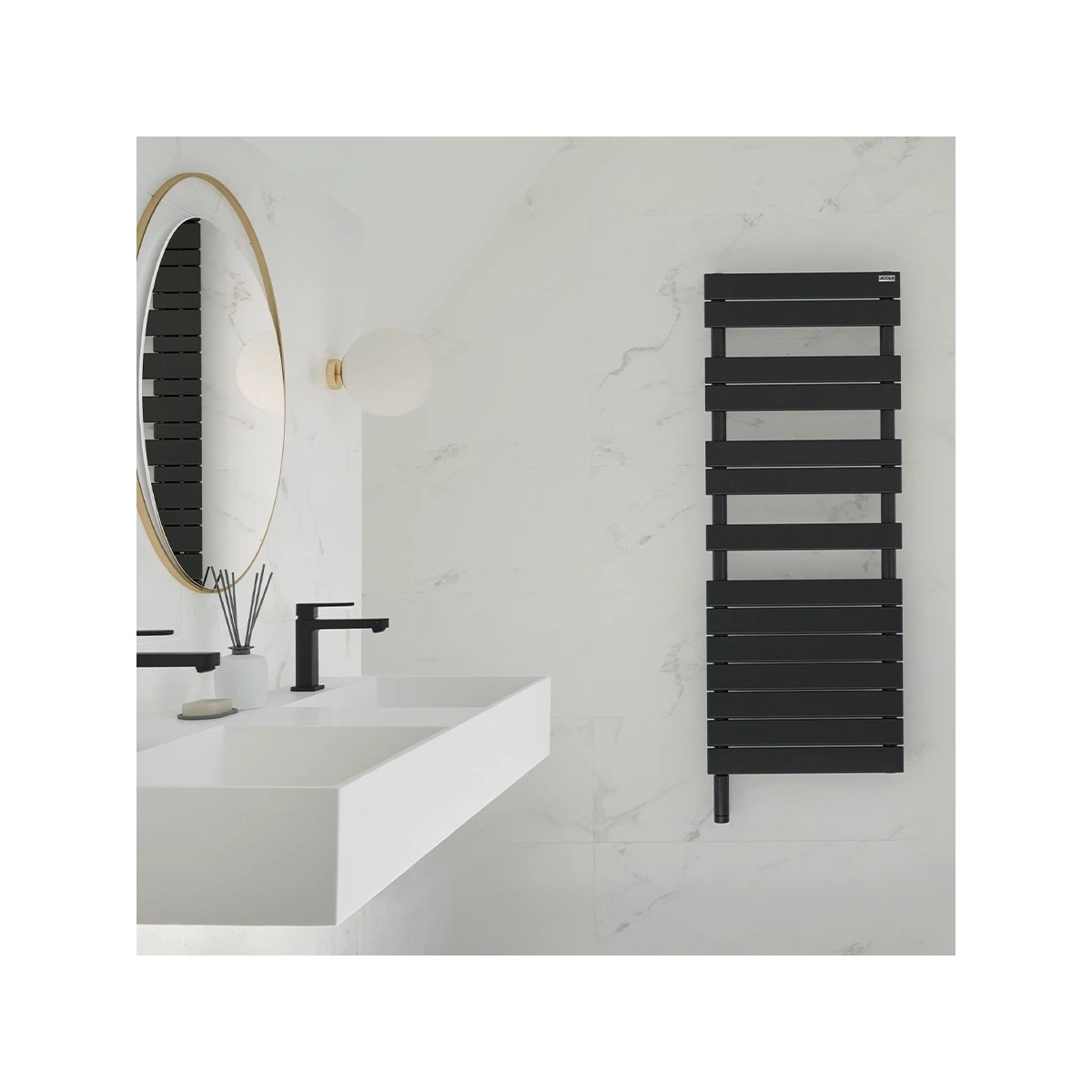 Acova Radiateur sèche-serviettes 500W Fassane Spa avec télécommande