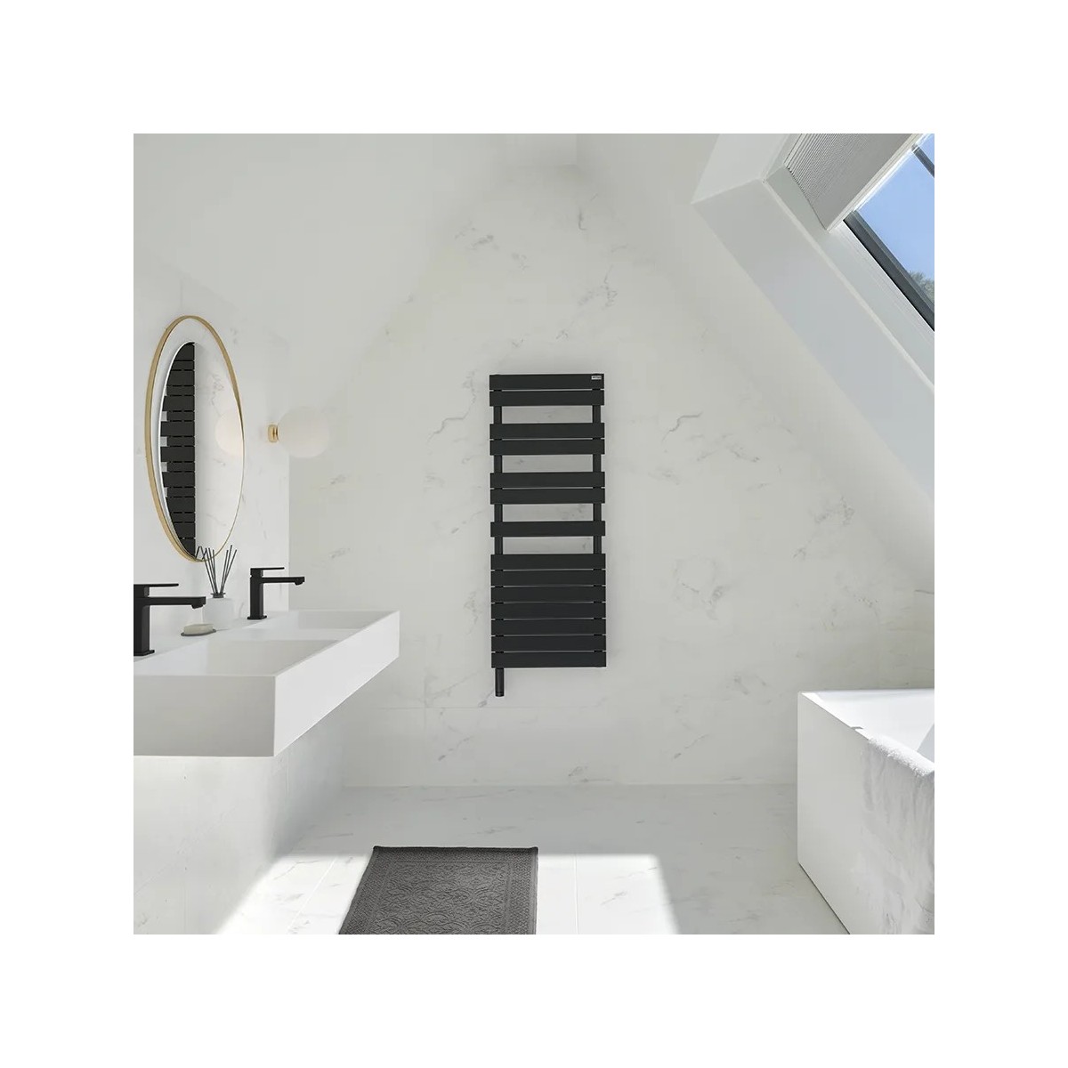 Acova Radiateur sèche-serviettes Fassane Spa avec télécommande