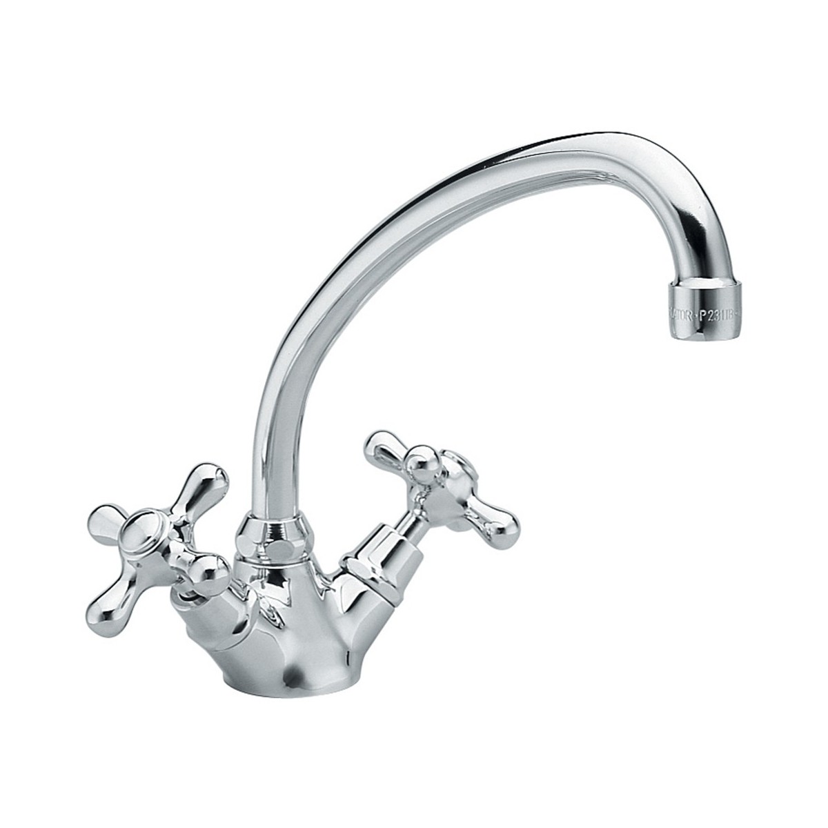 Robinet retro col de cygne chromé CRISTINA