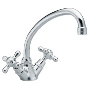 Robinet retro col de cygne chromé CRISTINA