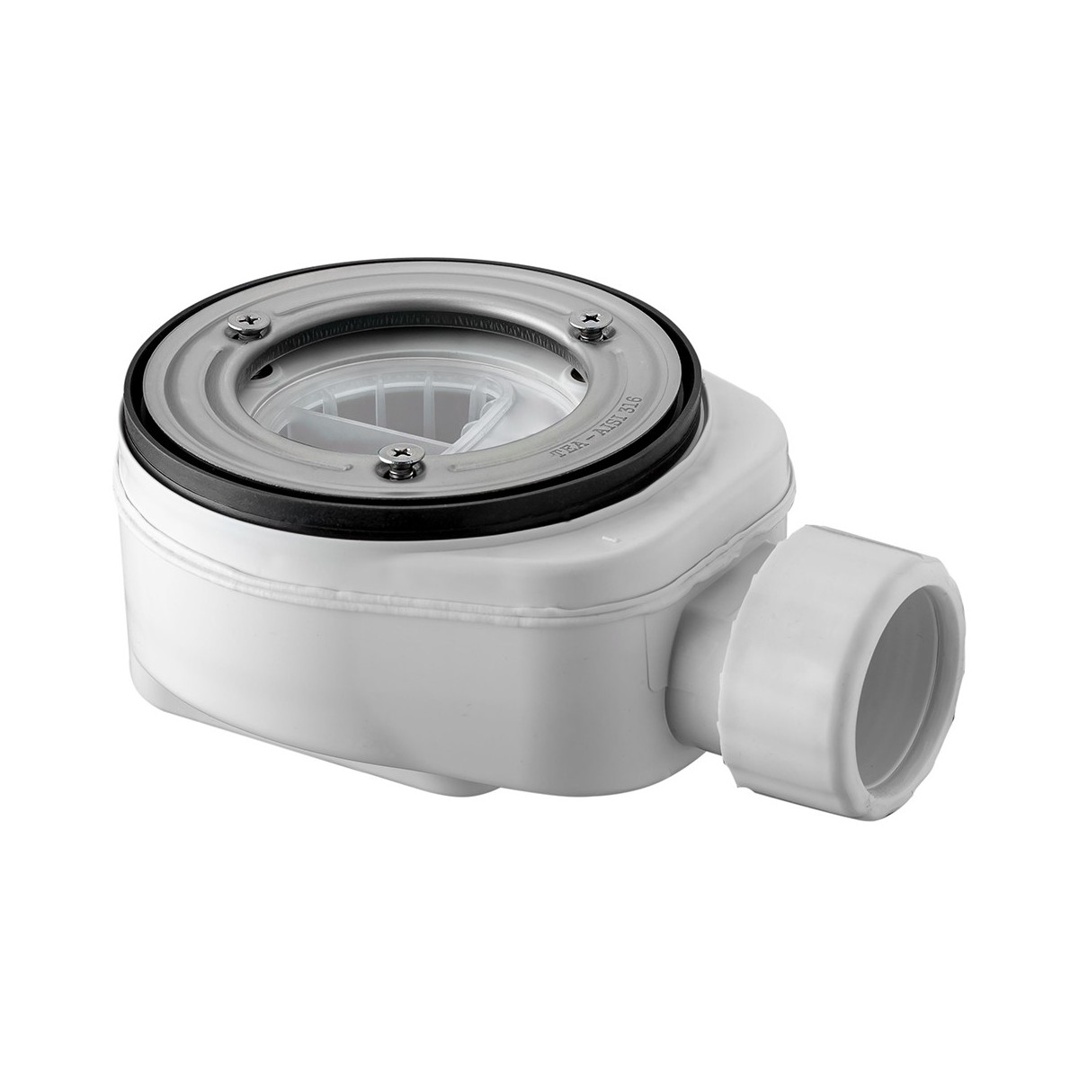 CRISTINA Bonde de douche avec joint pour receveur en ceramique