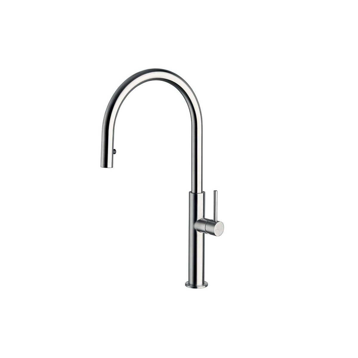 Mitigeur évier inox brossé avec aérateur amovible - CRISTINA ONDYNA KX50928 