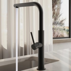 Mitigeur évier inox blackmat - CRISTINA ONDYNA KX53513 