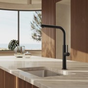 Mitigeur évier inox blackmat - CRISTINA ONDYNA KX53513 