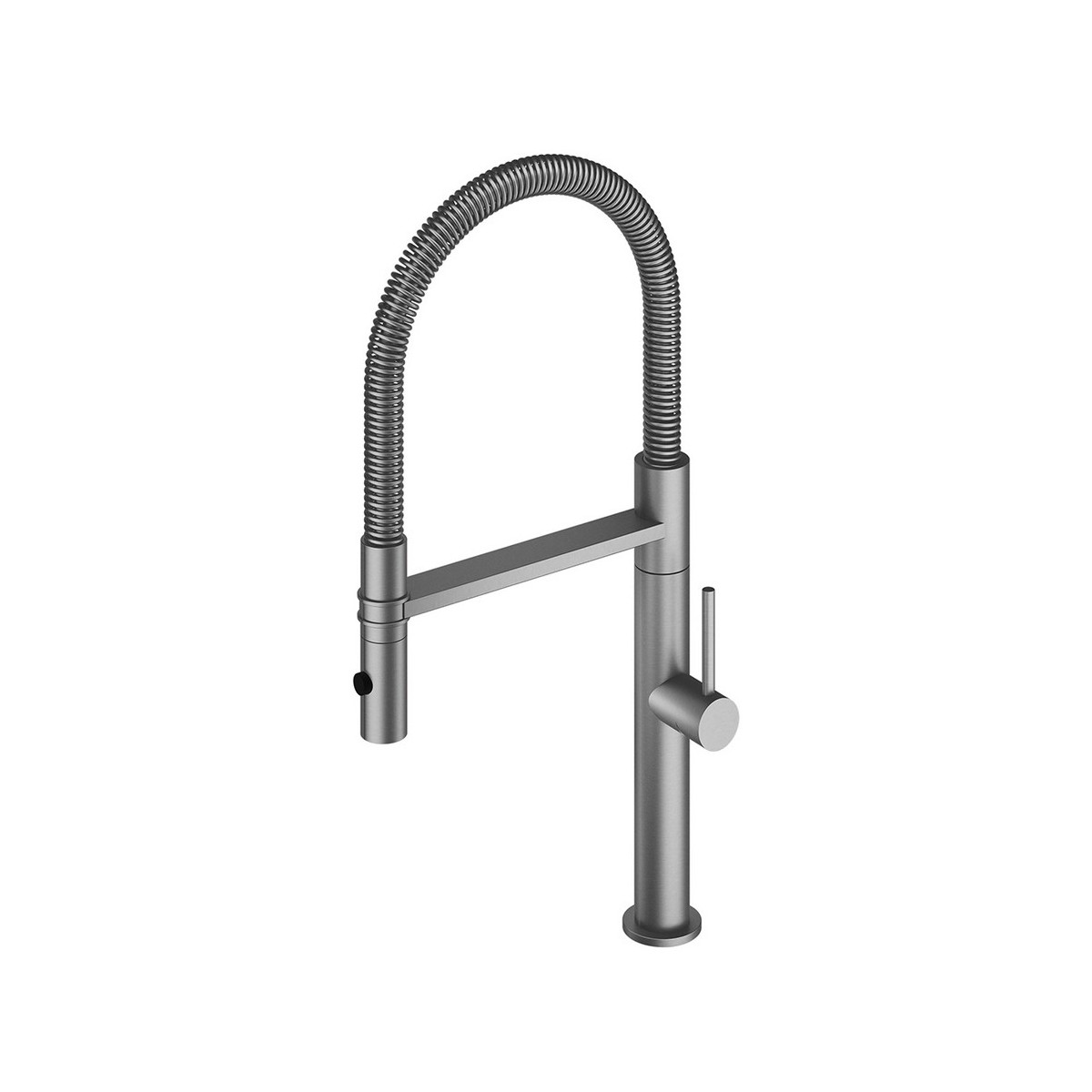 Mitigeur évier inox brossé avec douchette - CRISTINA ONDYNA KX50728 