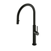 Mitigeur évier inox blackmat avec aérateur amovible - CRISTINA ONDYNA KX50913 