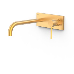 Façade mitigeur lavabo Or Mat 24K - TRES 26230032OM 