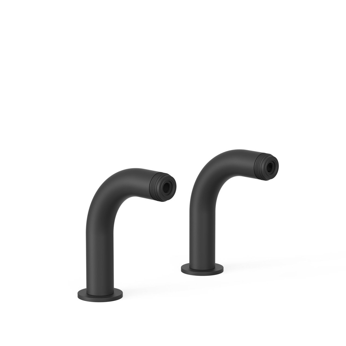 Colonnettes bord de baignoire BLACKMAT (noir mat) - TRES 29987001NM 