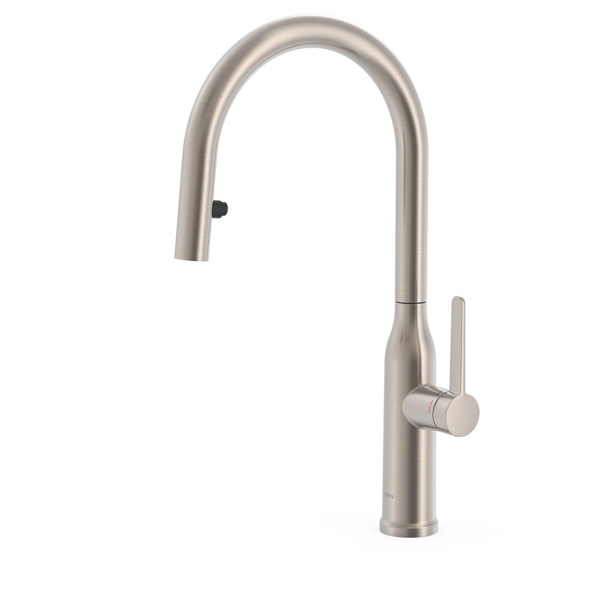 Mitigeur cuisine à bec amovible et 2 types de jet Acier - TRES 23043802AC 