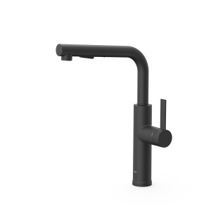Mitigeur cuisine à bec amovible et 2 types de jet BLACKMAT (noir mat) - TRES 23043803NM 