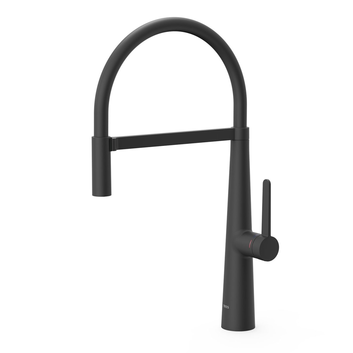 Mitigeur cuisine à bec flexible BLACKMAT (noir mat) - TRES 23048702NM 