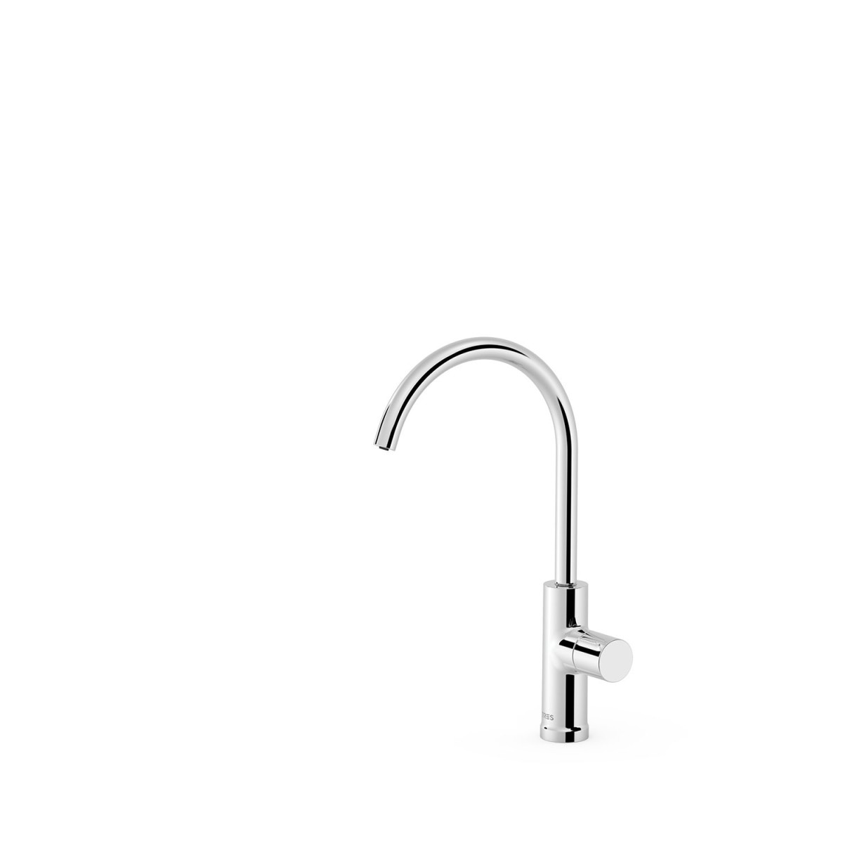 Robinet de cuisine à une voie pour eau filtrée Chromé - TRES 23050301 