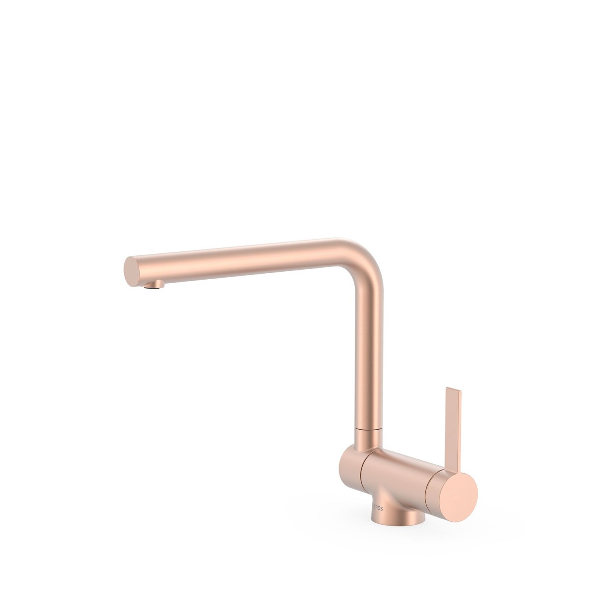 Mitigeur cuisine à bec rabattable Or Rose Mat 24K - TRES 23033503OPM 