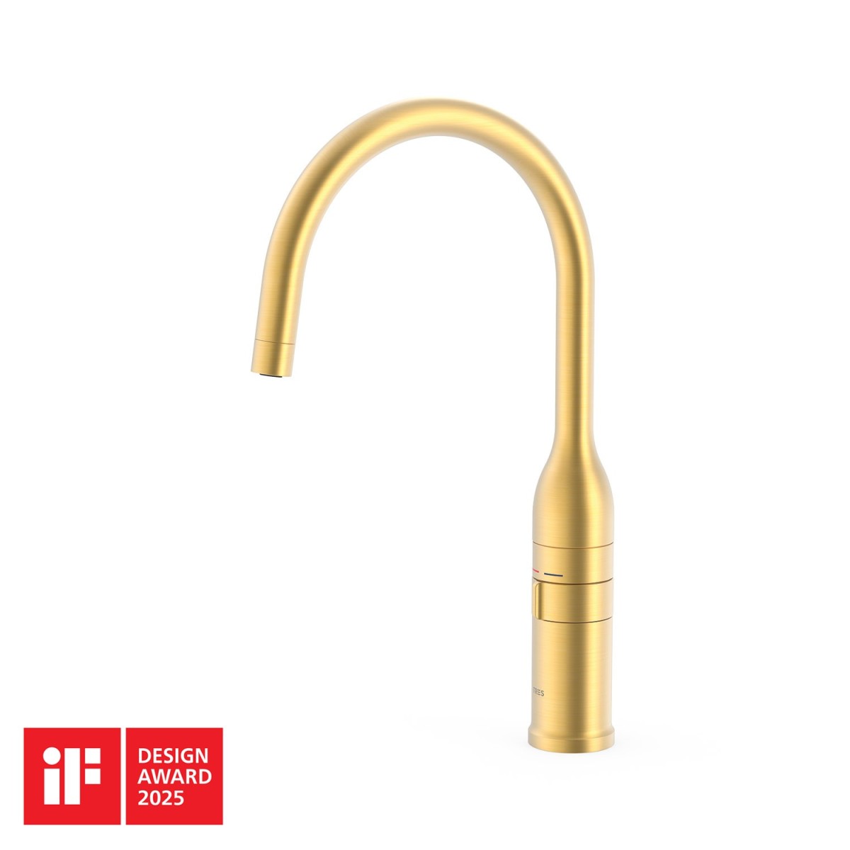 Robinet de cuisine électronique Or Mat 24K - TRES 23044501OM 